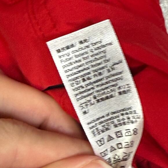 Tommy Hilfiger Men's Medium Drawstring 5" Swim Trunks - Primary Red XL - Picture 6 of 6